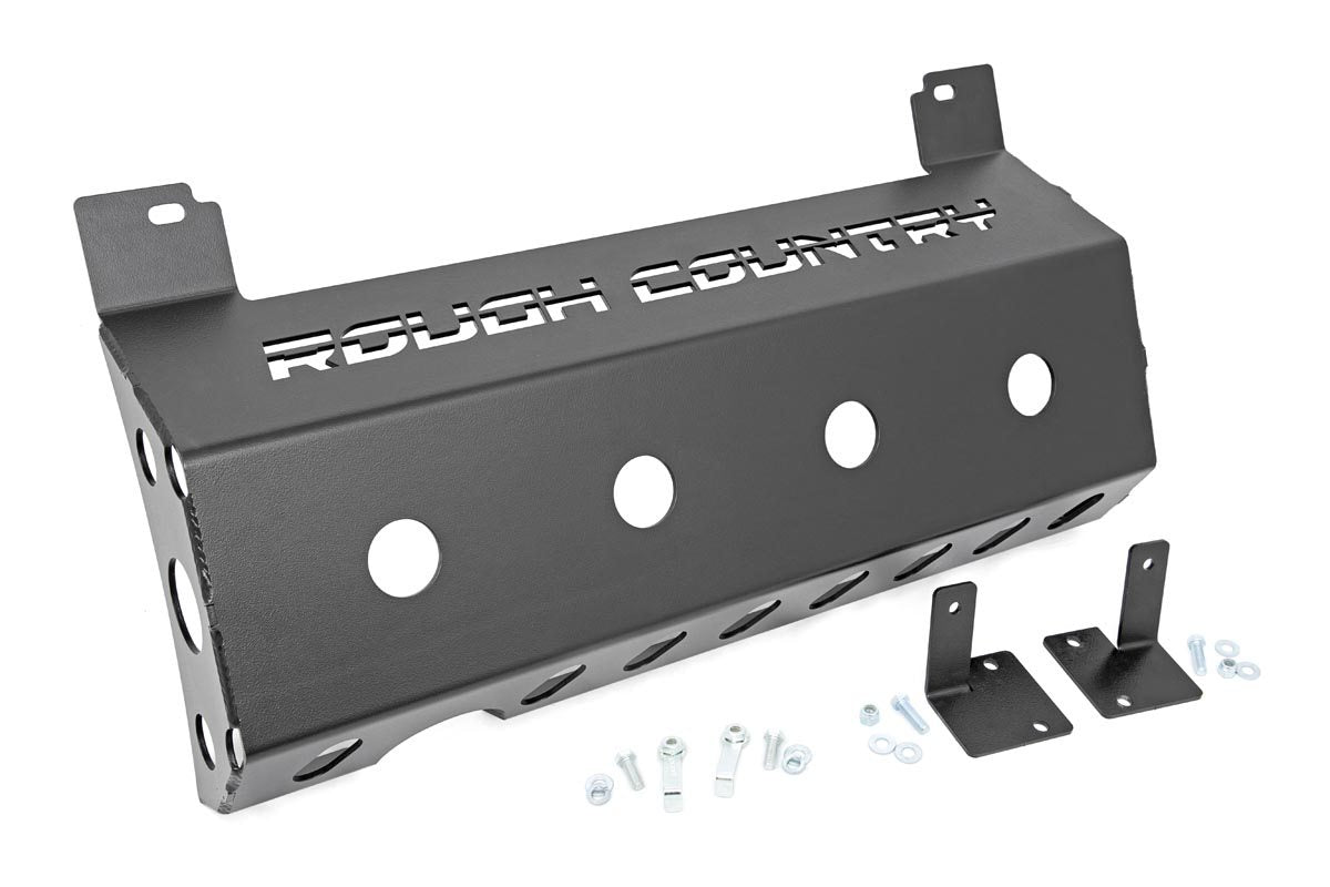 Rough Country Skid Plate | Muffler | Jeep Wrangler JL 4WD (2018-2023)