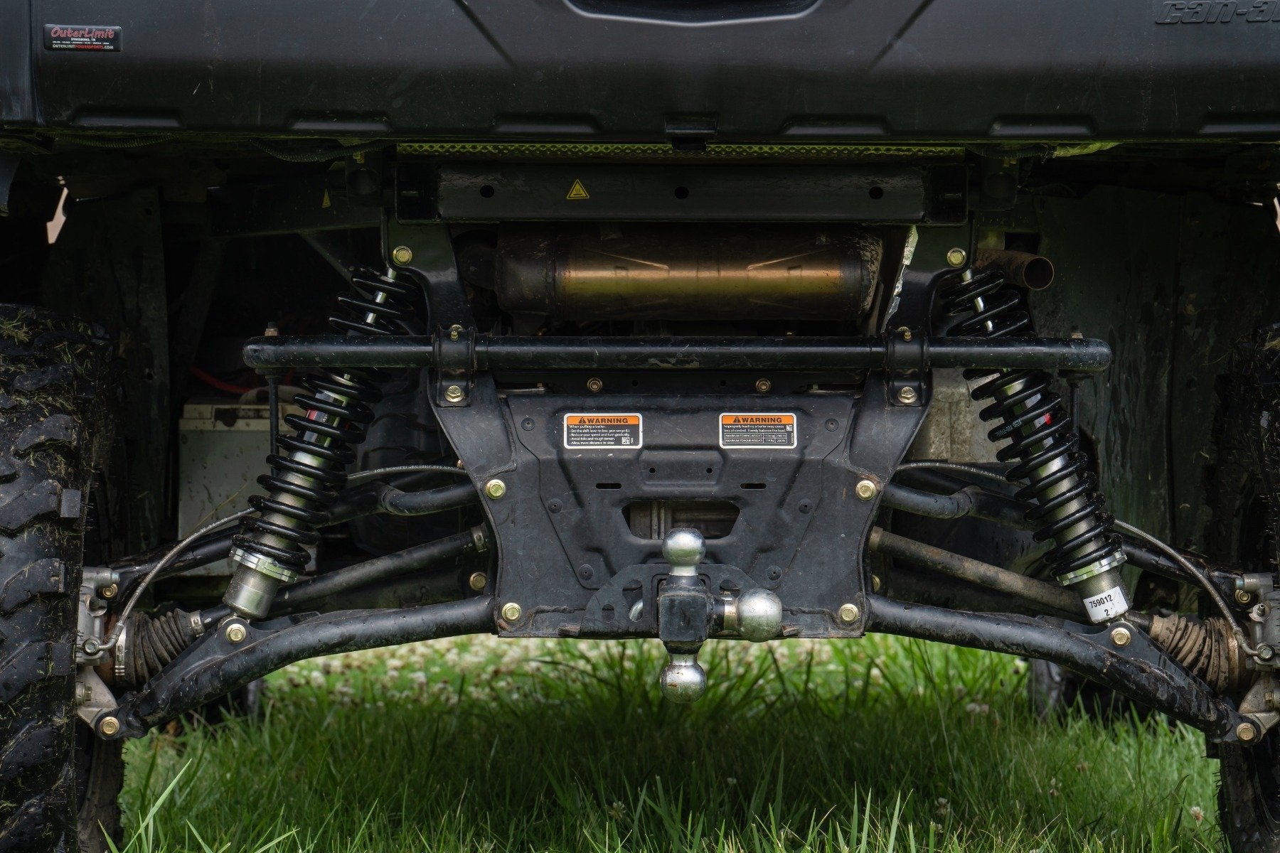 M1 Rear Coil Over Shocks | Ride Height Adjust | Can-Am Defender HD10
