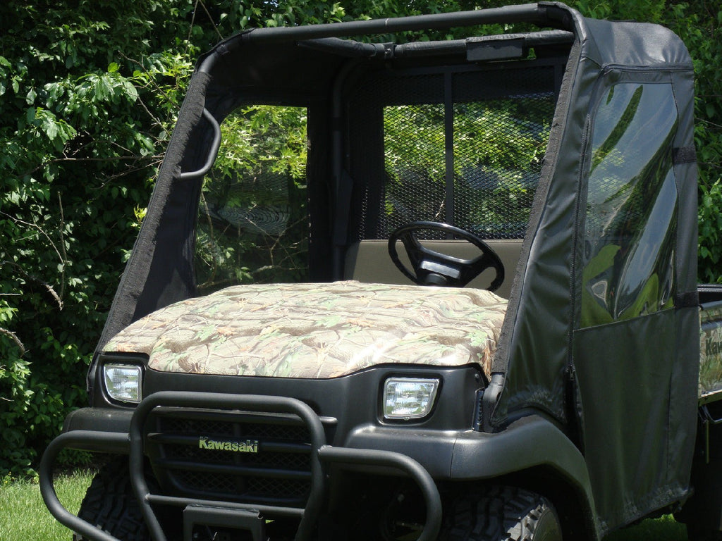 Kawasaki Mule 3000/3010/4000/4010 Trans Soft Doors and Rear Window Combo for an Existing Hard Windshield & Top - Offroad Armor