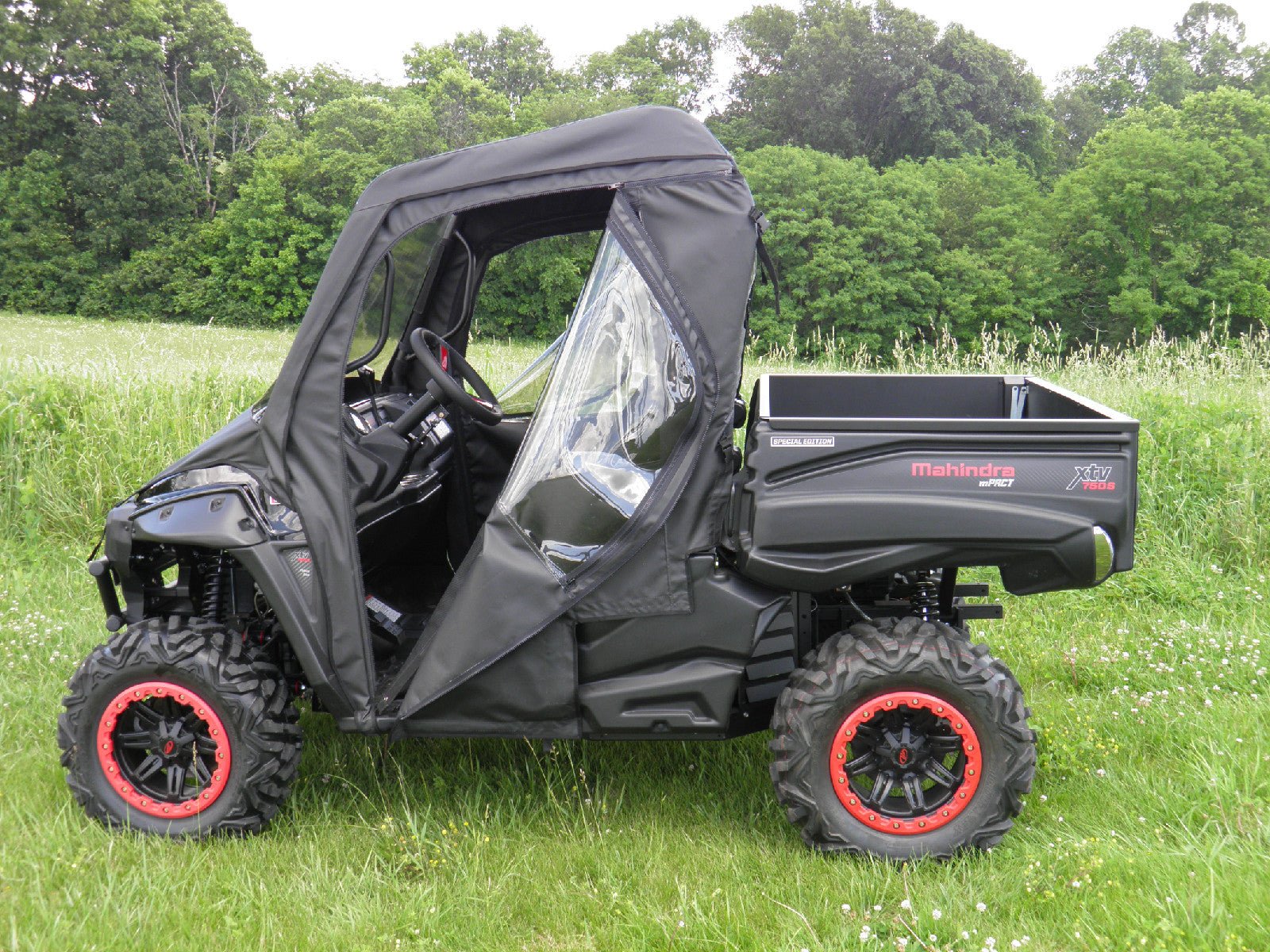 Kawasaki Mule 3000/3010/4000/4010 Trans Soft Doors and Rear Window Combo for an Existing Hard Windshield & Top - Offroad Armor