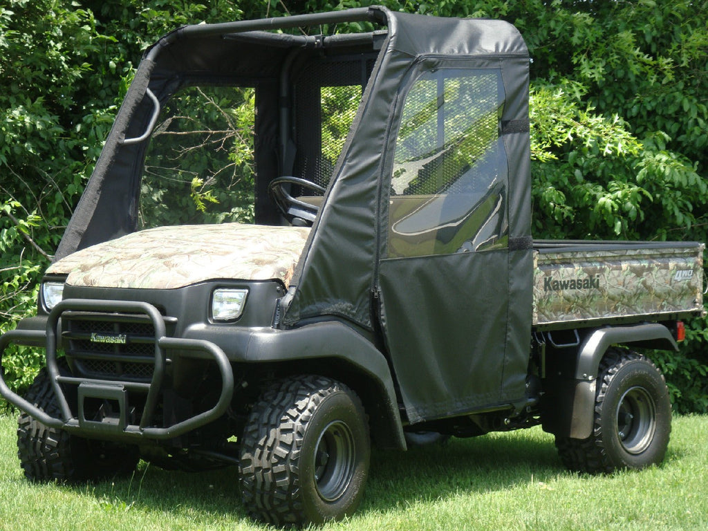 Kawasaki Mule 3000/3010/4000/4010 Trans Soft Doors and Rear Window Combo for an Existing Hard Windshield & Top - Offroad Armor