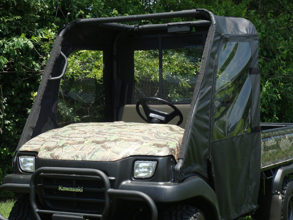 Kawasaki Mule 3000/3010/4000/4010 Trans Soft Doors and Rear Window Combo for an Existing Hard Windshield & Top - Offroad Armor