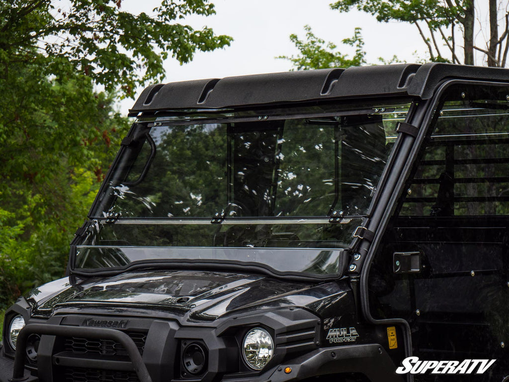 Kawasaki Mule Pro Flip Down Windshield - Offroad Armor