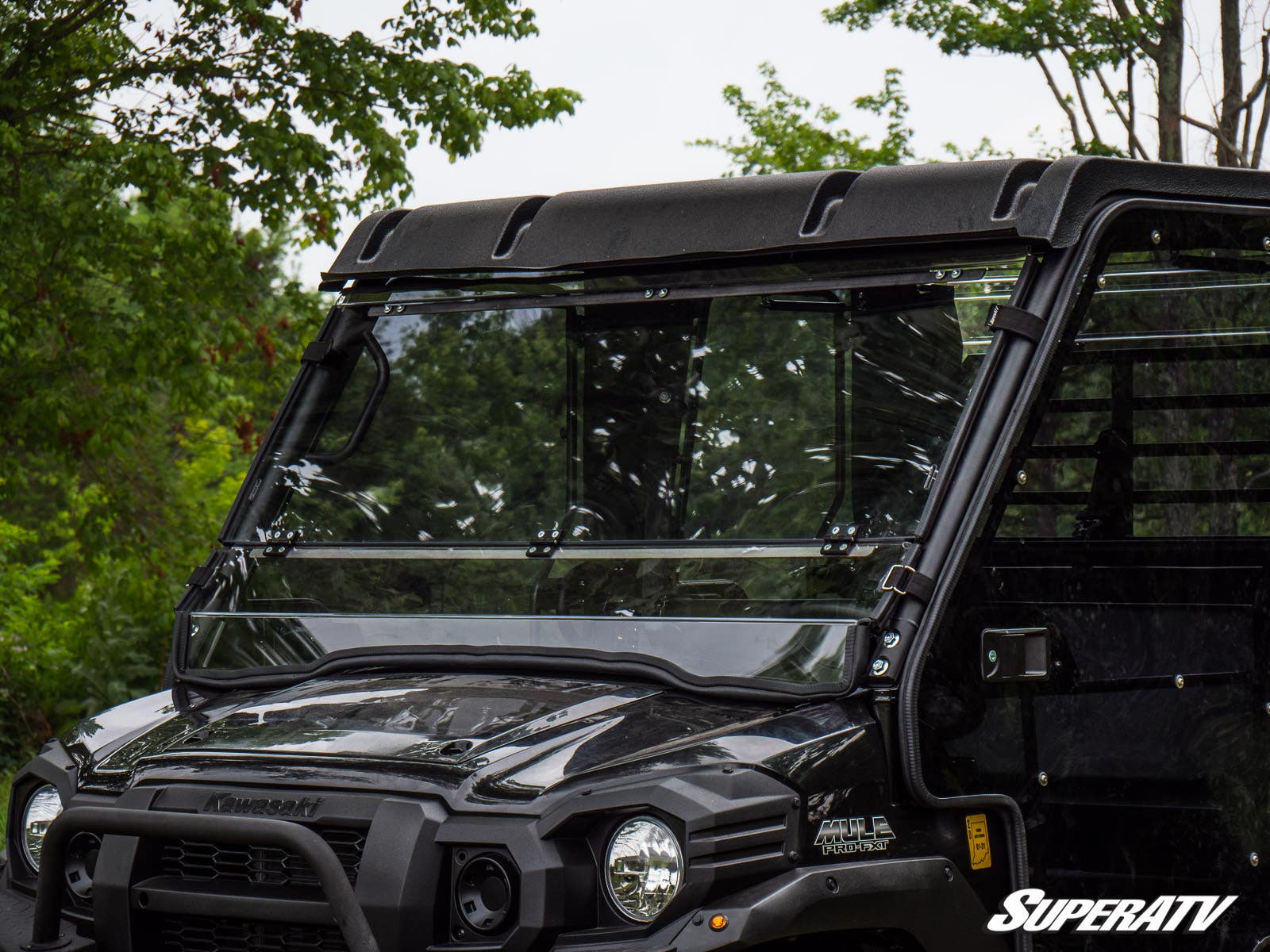 Kawasaki Mule Pro Flip Down Windshield - Offroad Armor