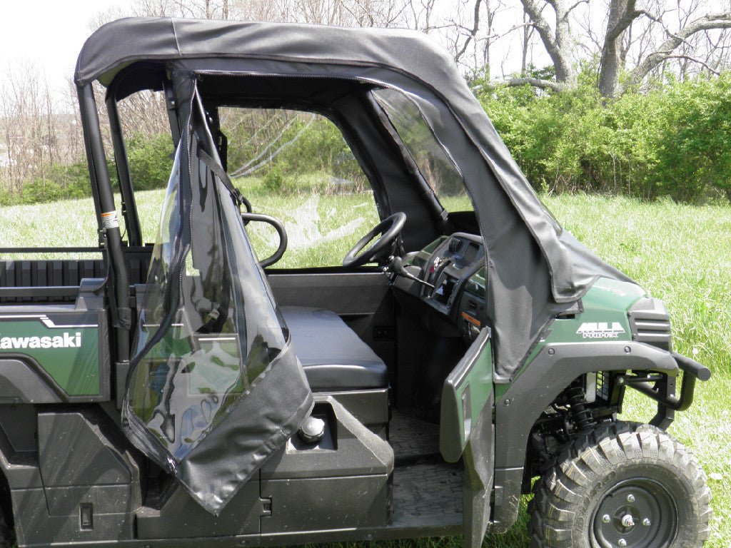 Kawasaki Mule Pro - Fx Soft Doors And Rear Window Combo For An Existing Hard Windshield &Amp; Top - Offroad Armor