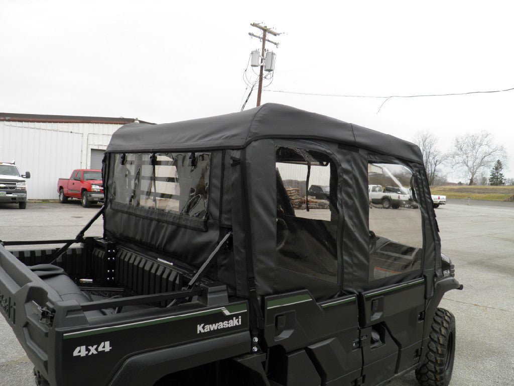 Kawasaki Mule Pro - Fxt Soft Doors And Rear Window Combo For An Existing Hard Windshield & Top - Offroad Armor