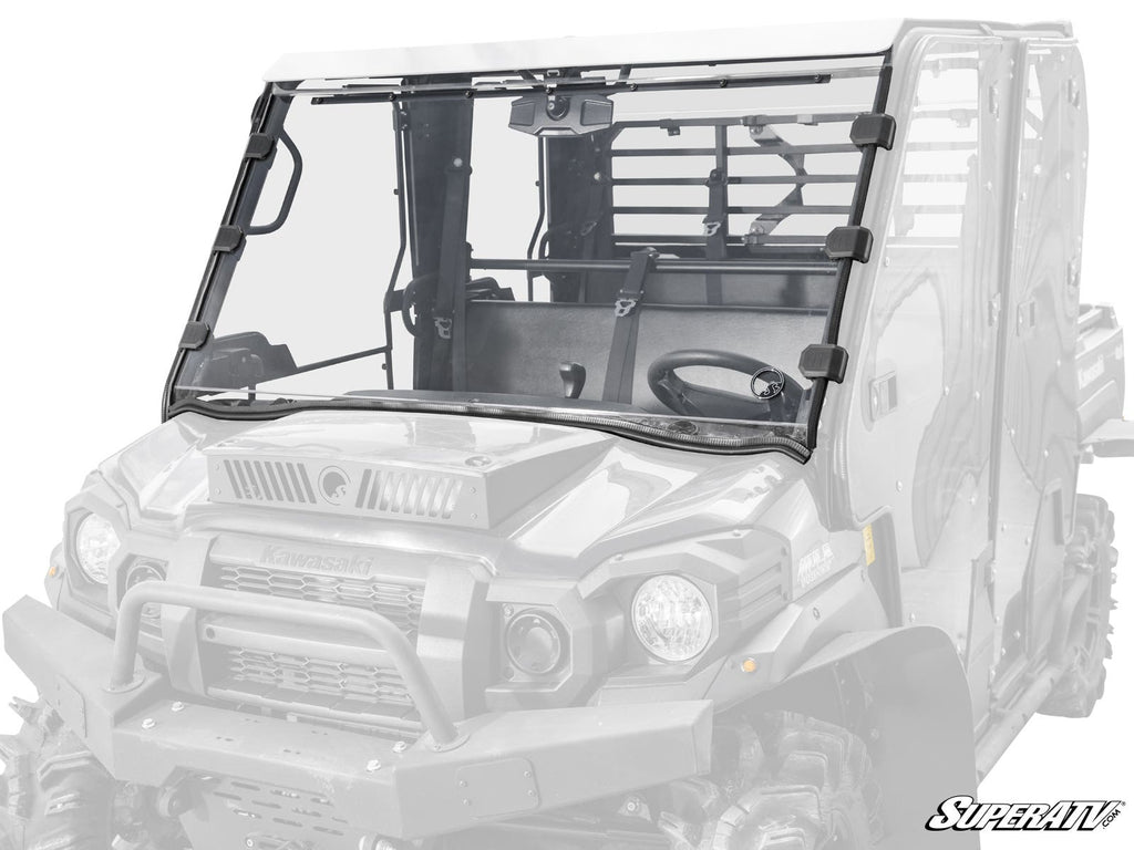 Kawasaki Mule Pro Scratch - Resistant Full Windshield - Offroad Armor