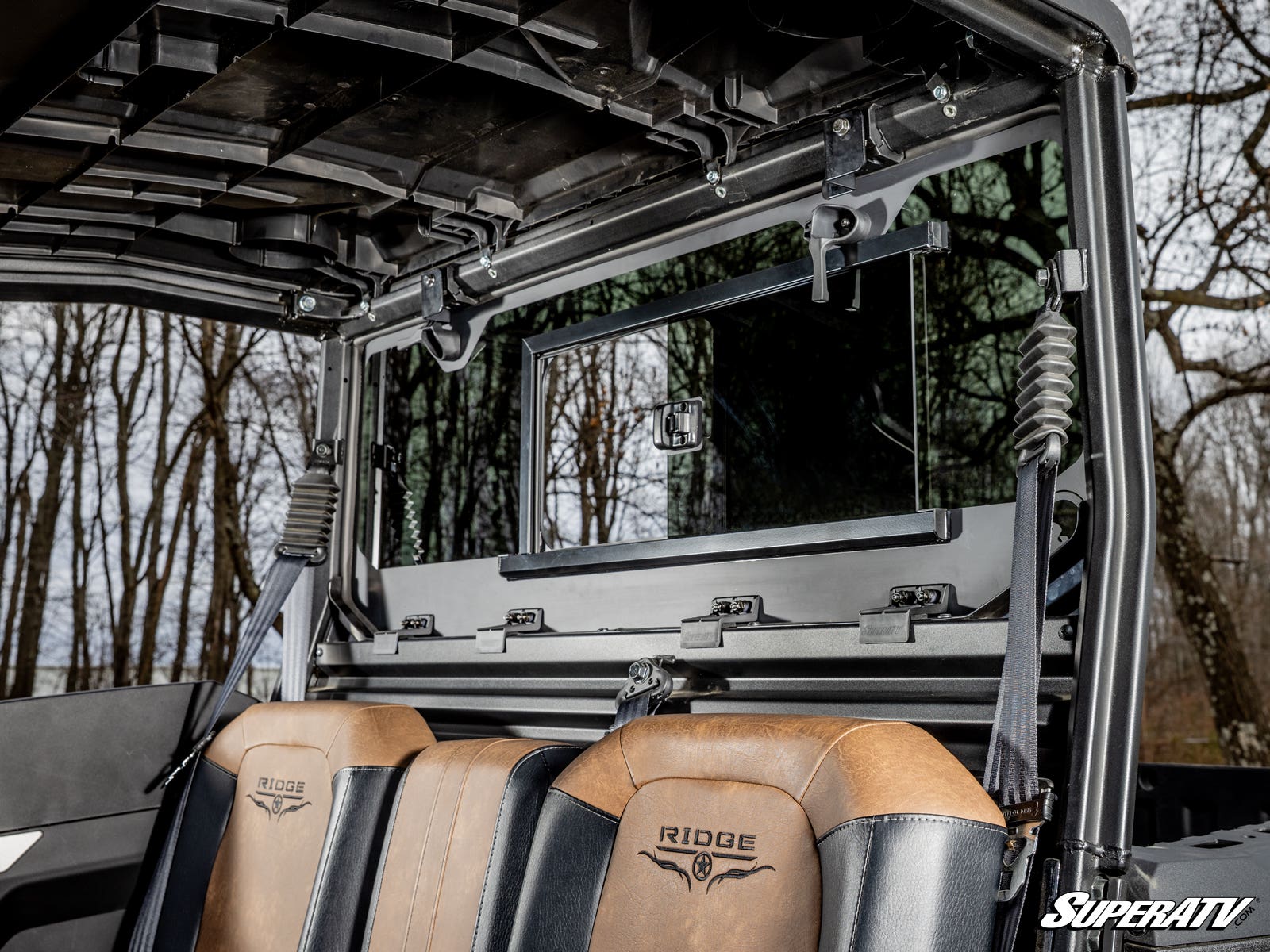 Kawasaki Ridge Glass Sliding Rear Windshield - Offroad Armor