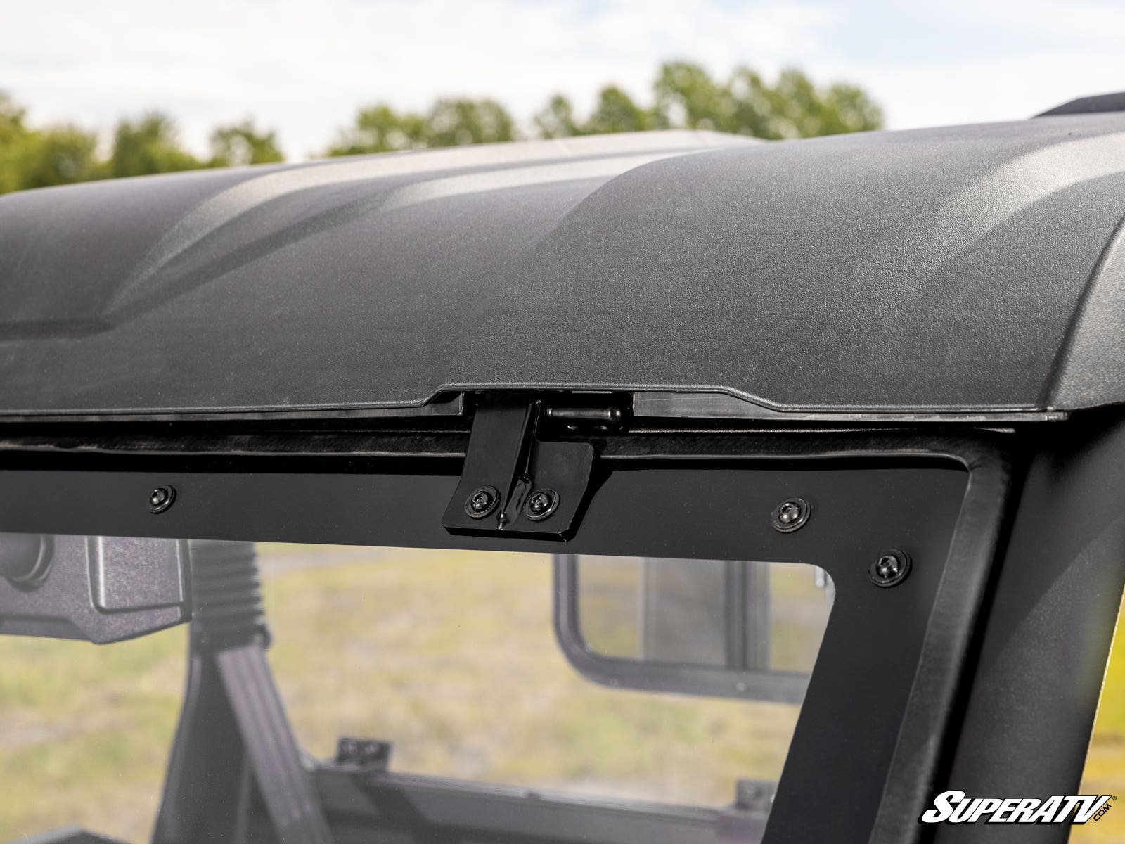 Kawasaki Ridge MaxDrive Power Flip Windshield - Offroad Armor