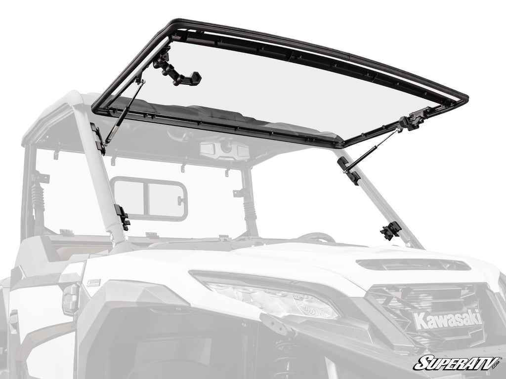 Kawasaki Ridge Scratch - Resistant Flip Windshield - Offroad Armor