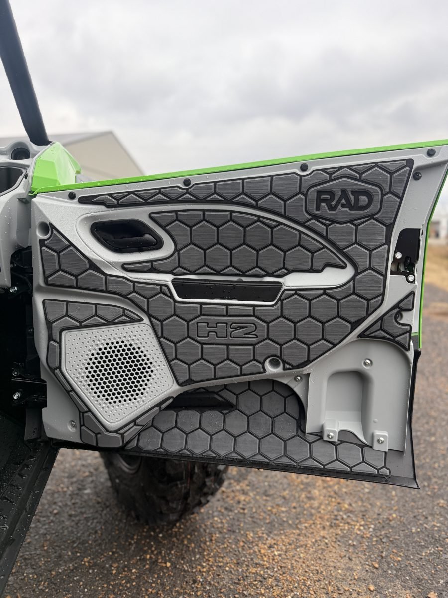 Kawasaki Teryx H2 ’25 Door Panel Kit Medium Gray/Black - Offroad Armor