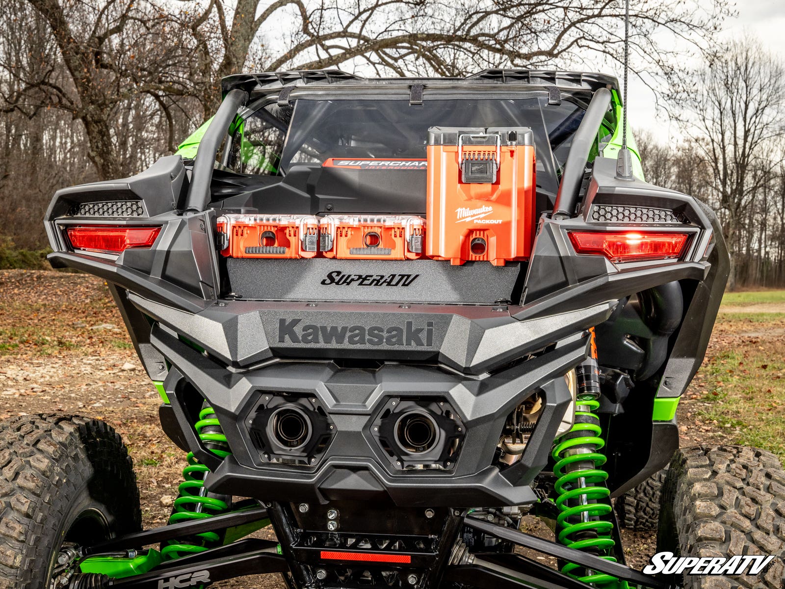 Kawasaki Teryx H2 Milwaukee Compatible Bed Mount - Offroad Armor
