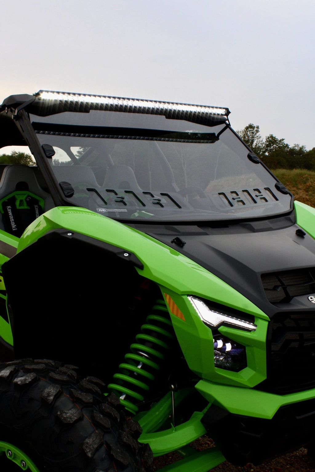 Kawasaki Teryx H2 Windshield 2025 - Up - Offroad Armor