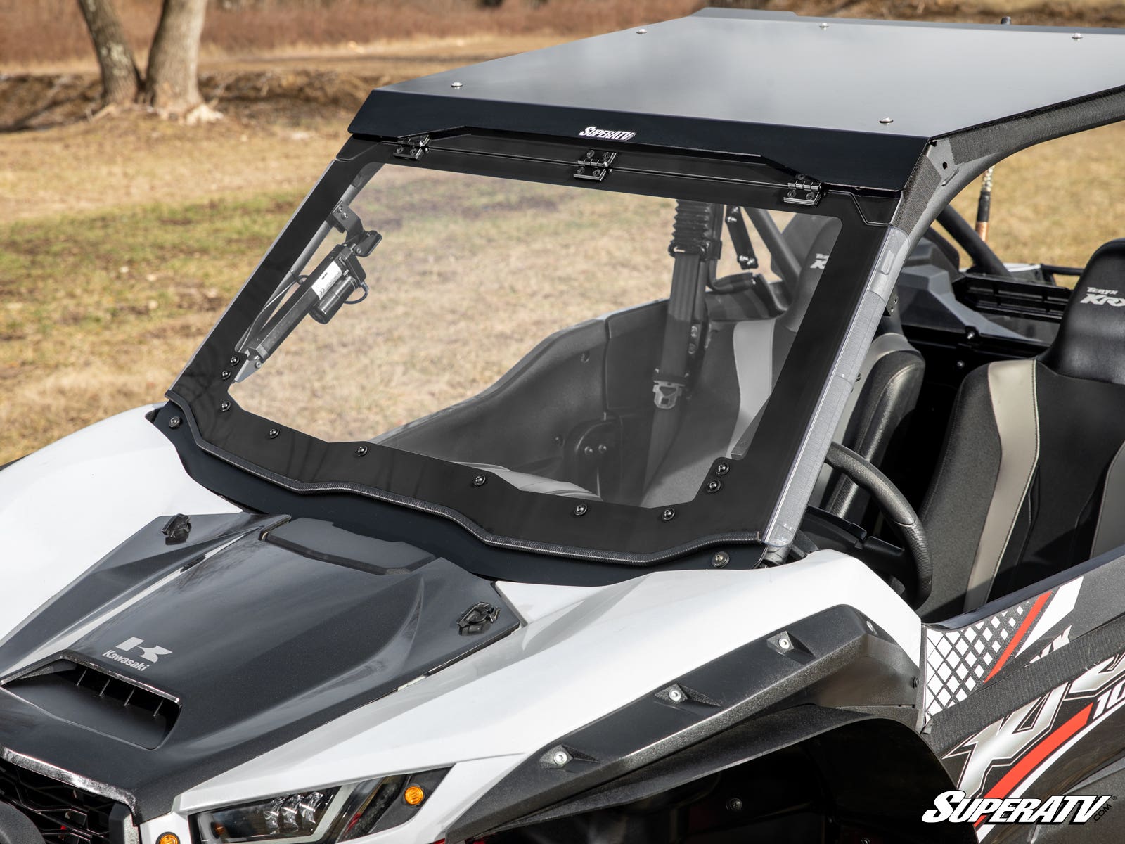 Kawasaki Teryx KRX 1000 MaxDrive Power Flip Windshield - Offroad Armor