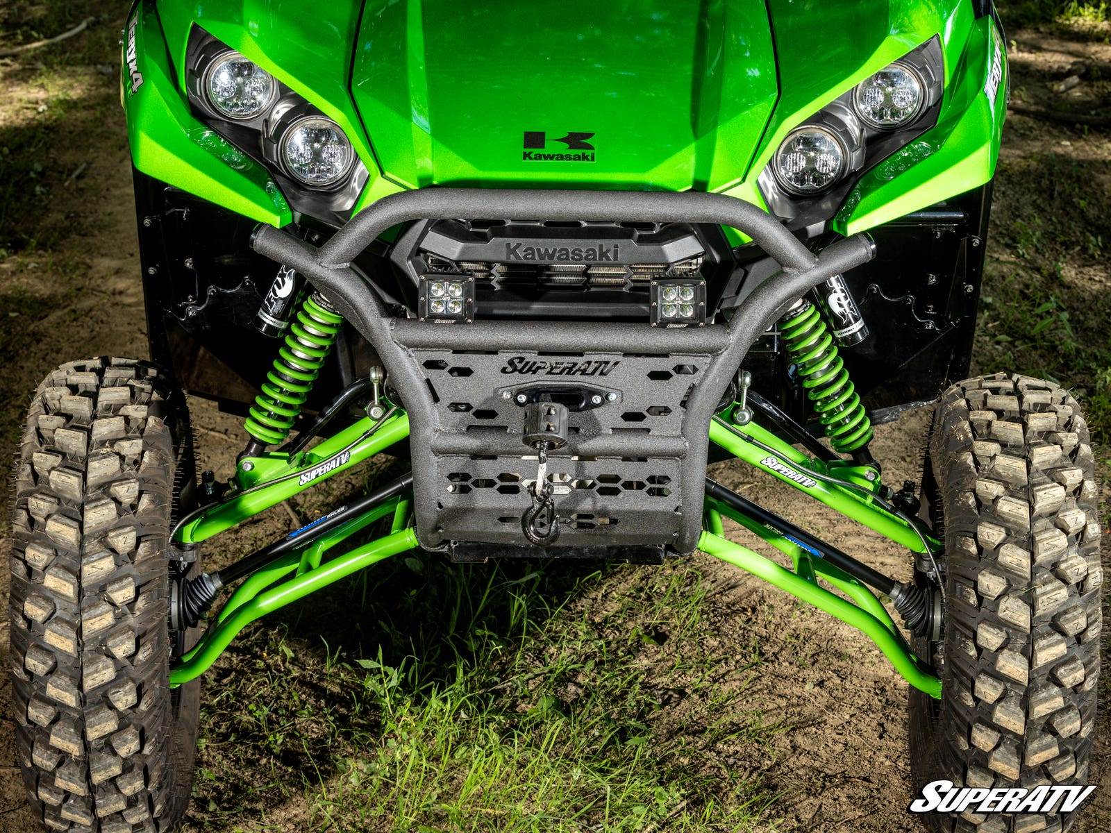 Kawasaki Teryx Winch - Ready Tubed Front Bumper - Offroad Armor