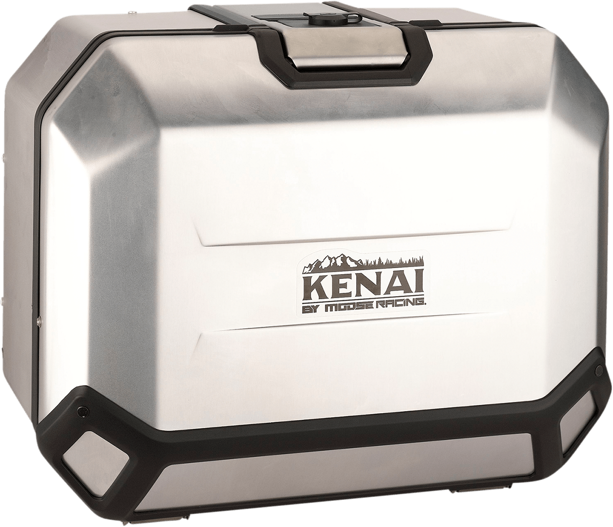 Kenai Case - 47 liter - Left - Silver - Offroad Armor