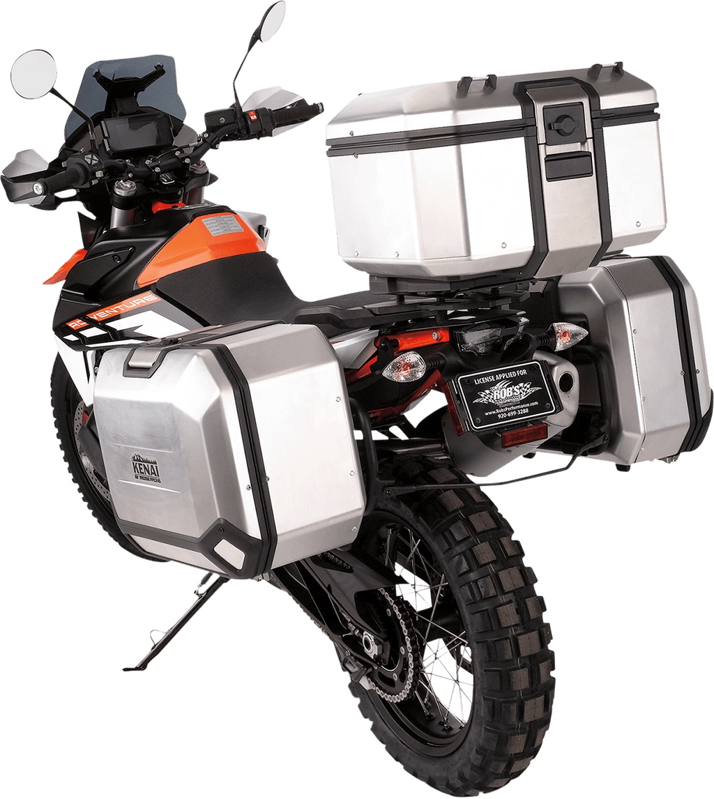 Kenai Top Case - 37 Liter - Silver - Offroad Armor