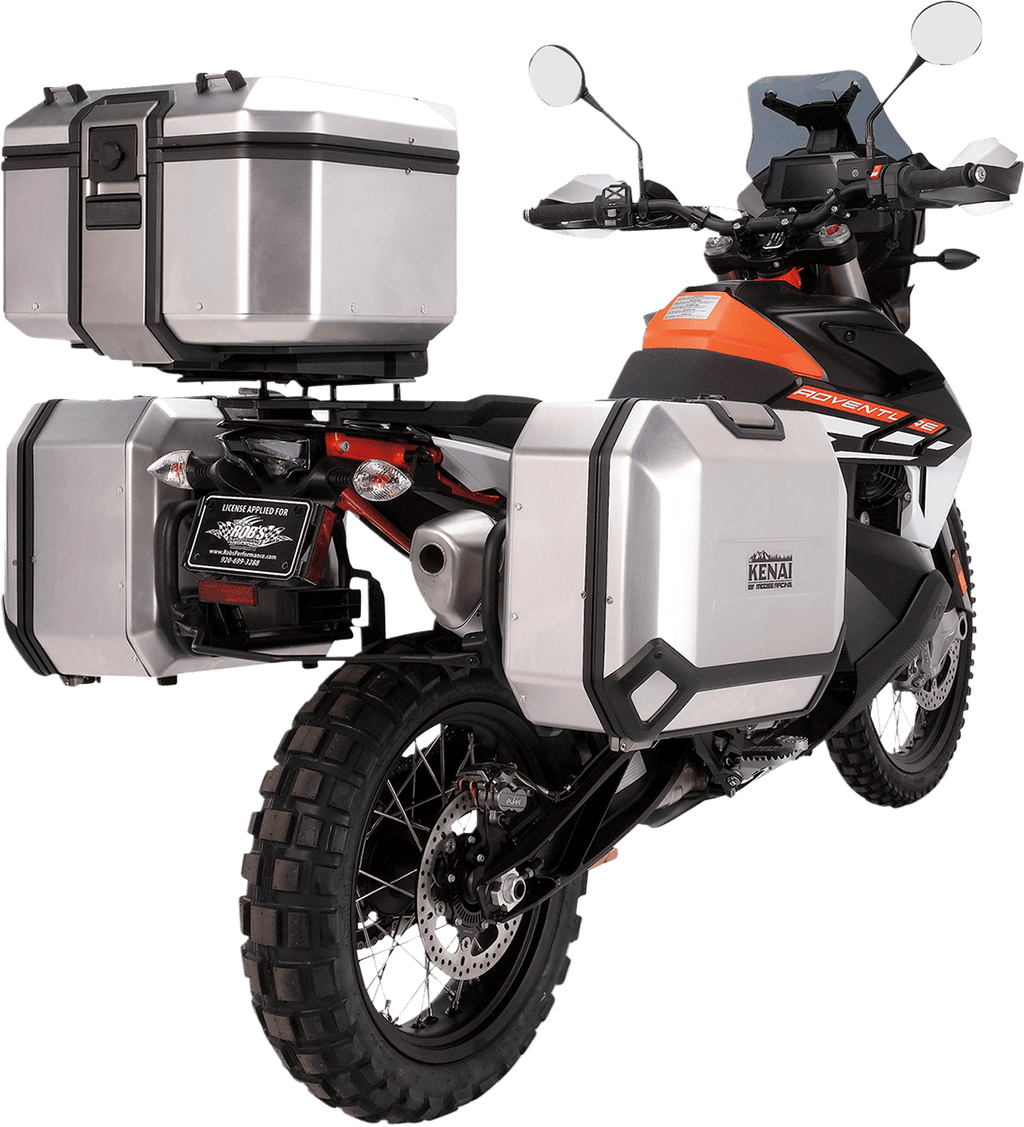 Kenai Top Case - 37 Liter - Silver - Offroad Armor