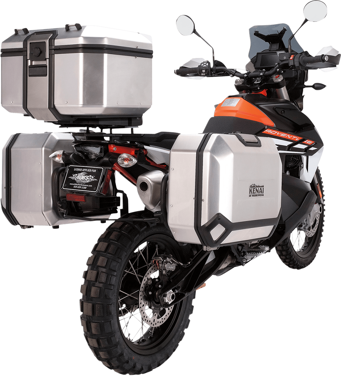 Kenai Top Case - 37 Liter - Silver - Offroad Armor