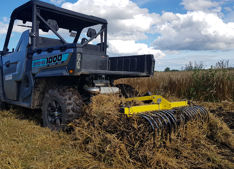 Landscape rake (Receiver Mount System)
