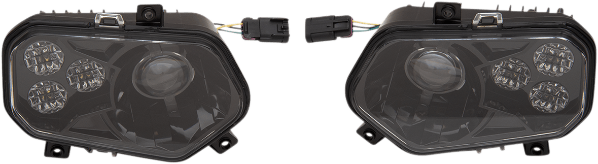 LED Headlight - RZR800/900 - Black - Offroad Armor