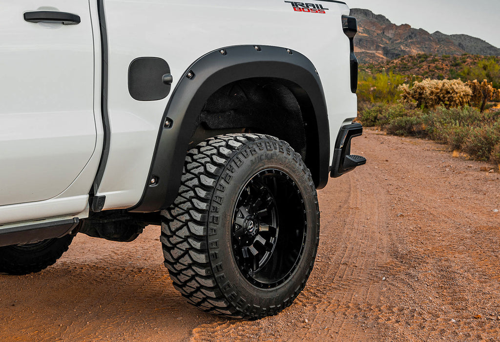 Pocket Fender Flares | GJI Shadow Gray | Chevy Silverado 1500 2WD/4WD (22-25)