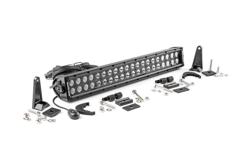Rough Country Black Series LED Light | 20 Inch | Dual Row