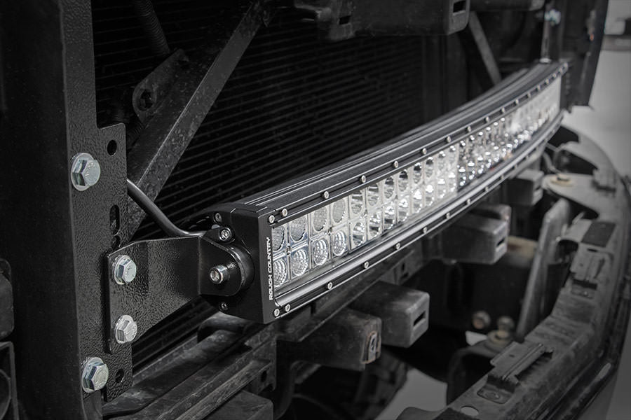 Rough Country Chevrolet 30in Curved Cree LED Grille Kit | Dual Row (14-15 Silverado 1500)