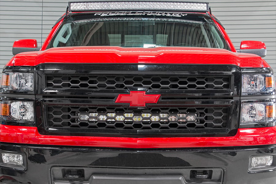 Rough Country Chevrolet 30in Curved Cree LED Grille Kit | Dual Row (14-15 Silverado 1500)