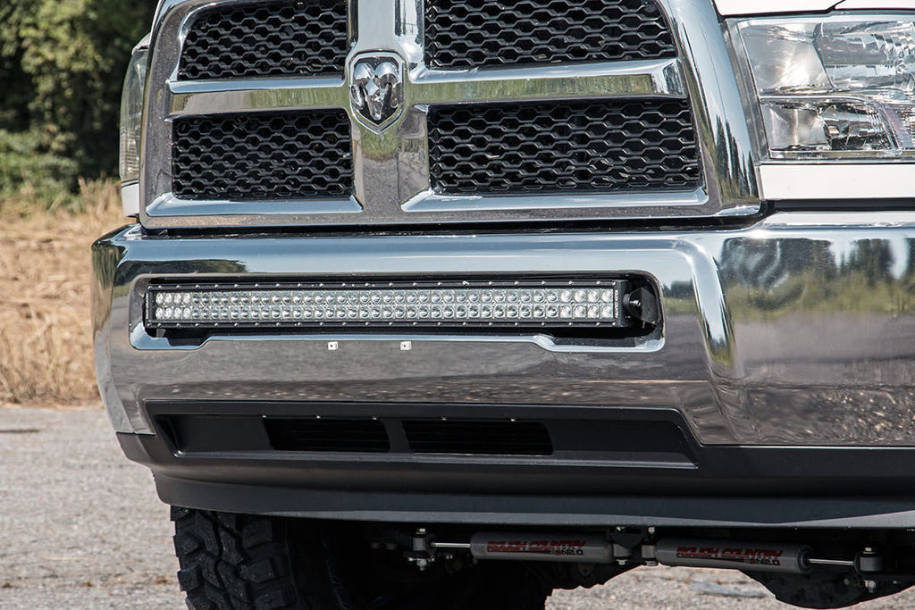 Rough Country LED Light | Bumper Mount | 40" Black Dual Row | Ram 2500 4WD (10-18)