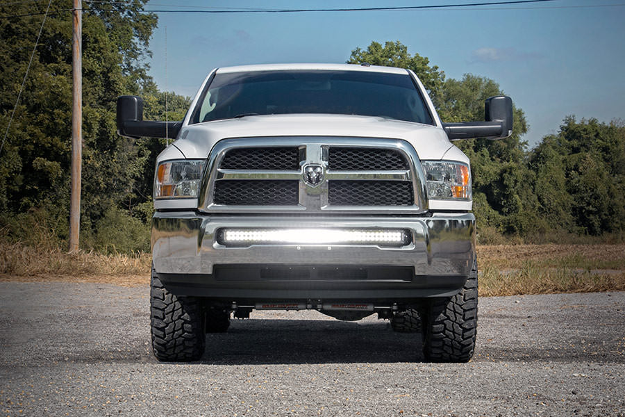 Rough Country LED Light | Bumper Mount | 40" Black Dual Row | Ram 2500 4WD (10-18)