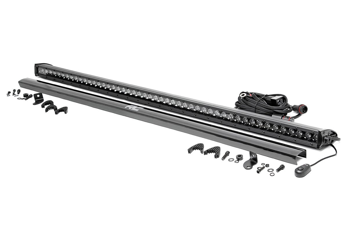 Rough Country Black Series LED Light Bar | 50 Inch | Single Row