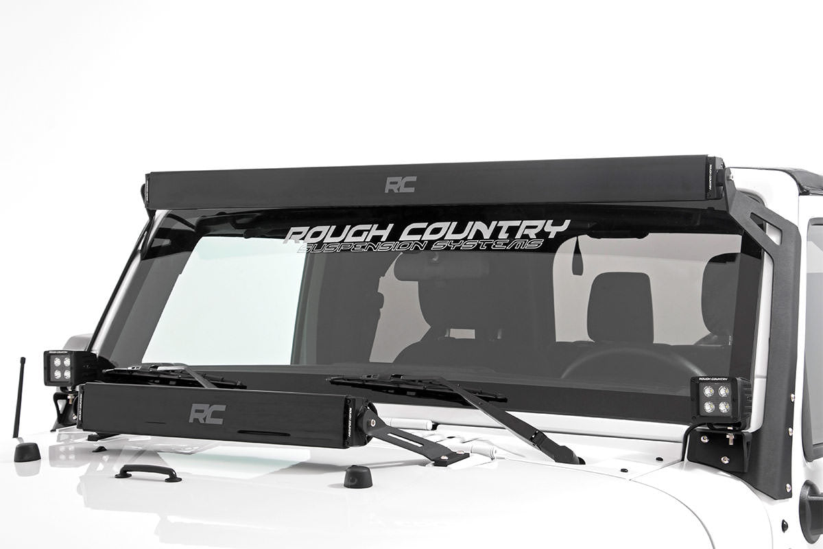 Rough Country Black Series LED Light | 50 Inch | Dual Row