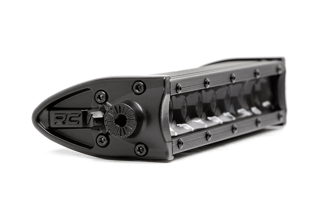 Rough Country Black Series LED Light Bar | 8 Inch | Single Row Pair