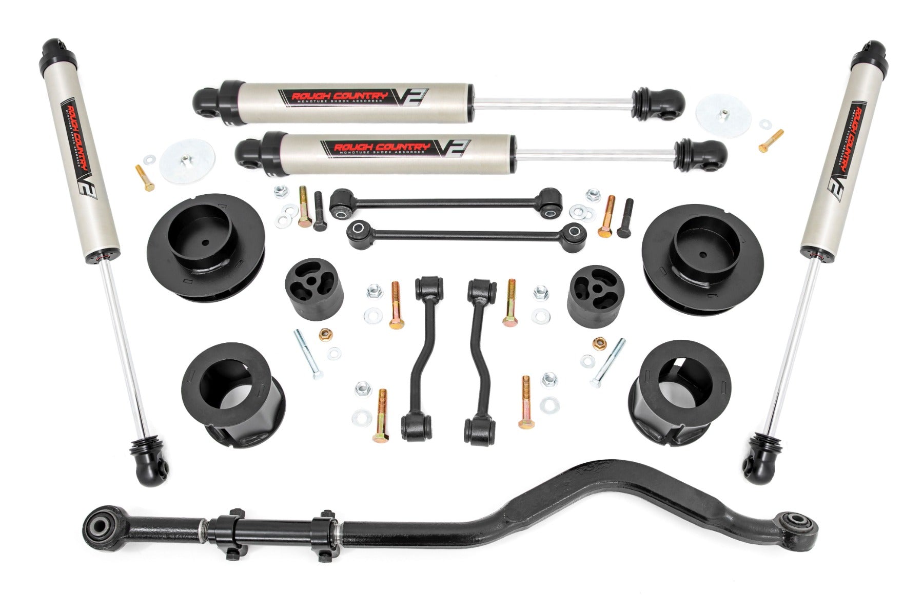 3.5 Inch Lift Kit | Spacers | V2 | Jeep Gladiator JT 4WD (20-22)
