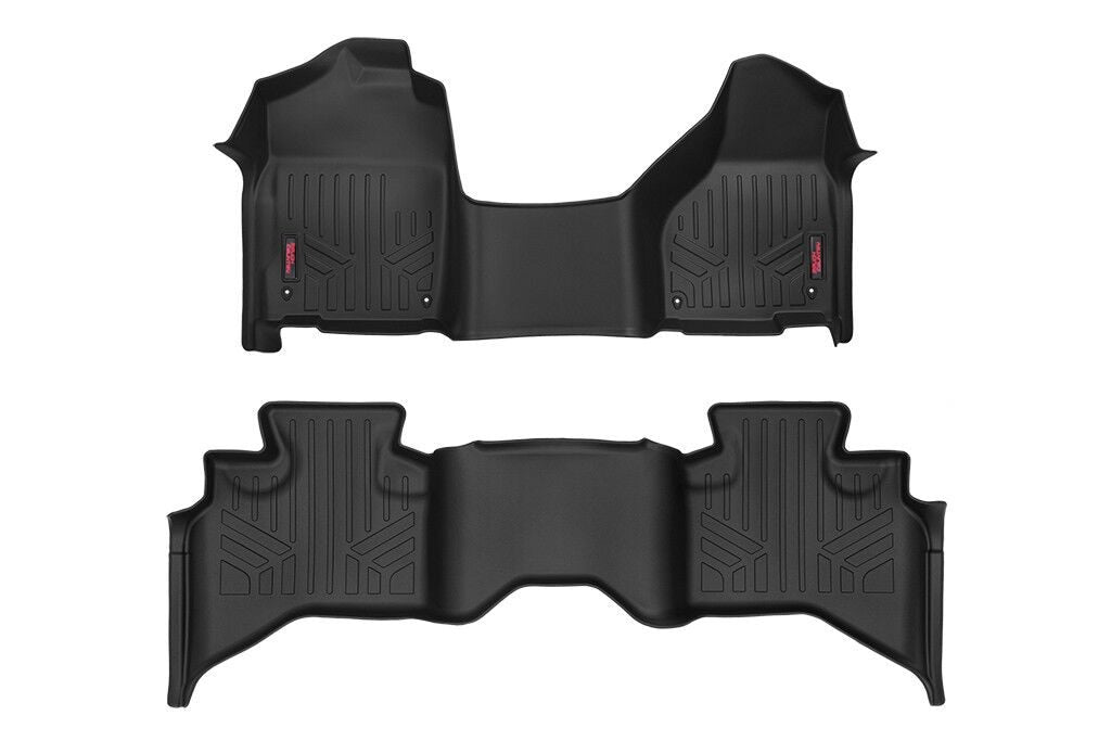Rough Country Floor Mats | One Piece FR |Quad Cab | Ram 1500 2WD/4WD (2012-2018 & Classic)