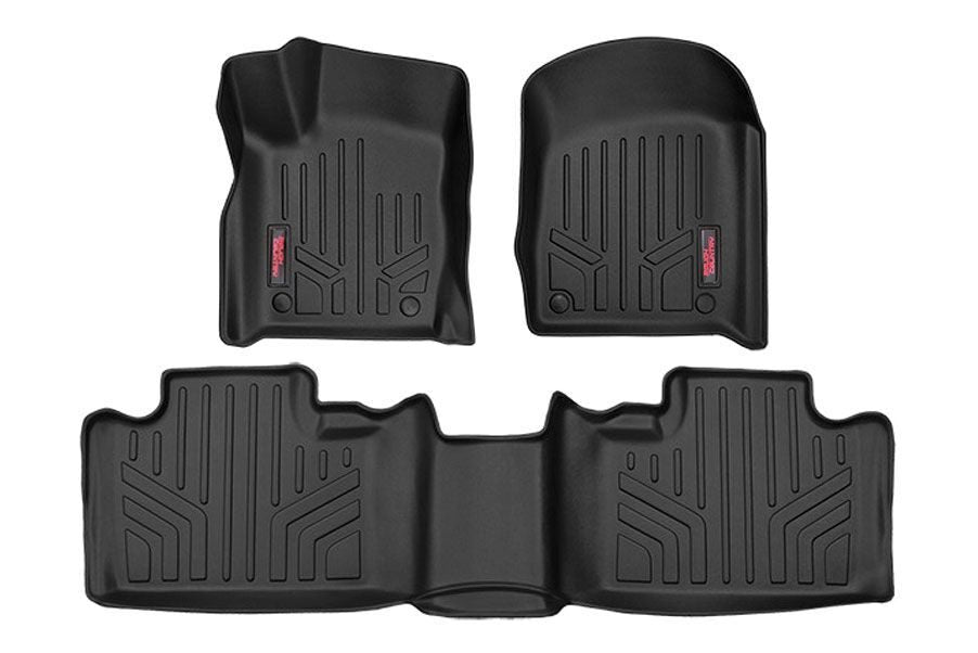 Rough Country Floor Mats | Front and Rear | Jeep Grand Cherokee 2WD/4WD (13-20)