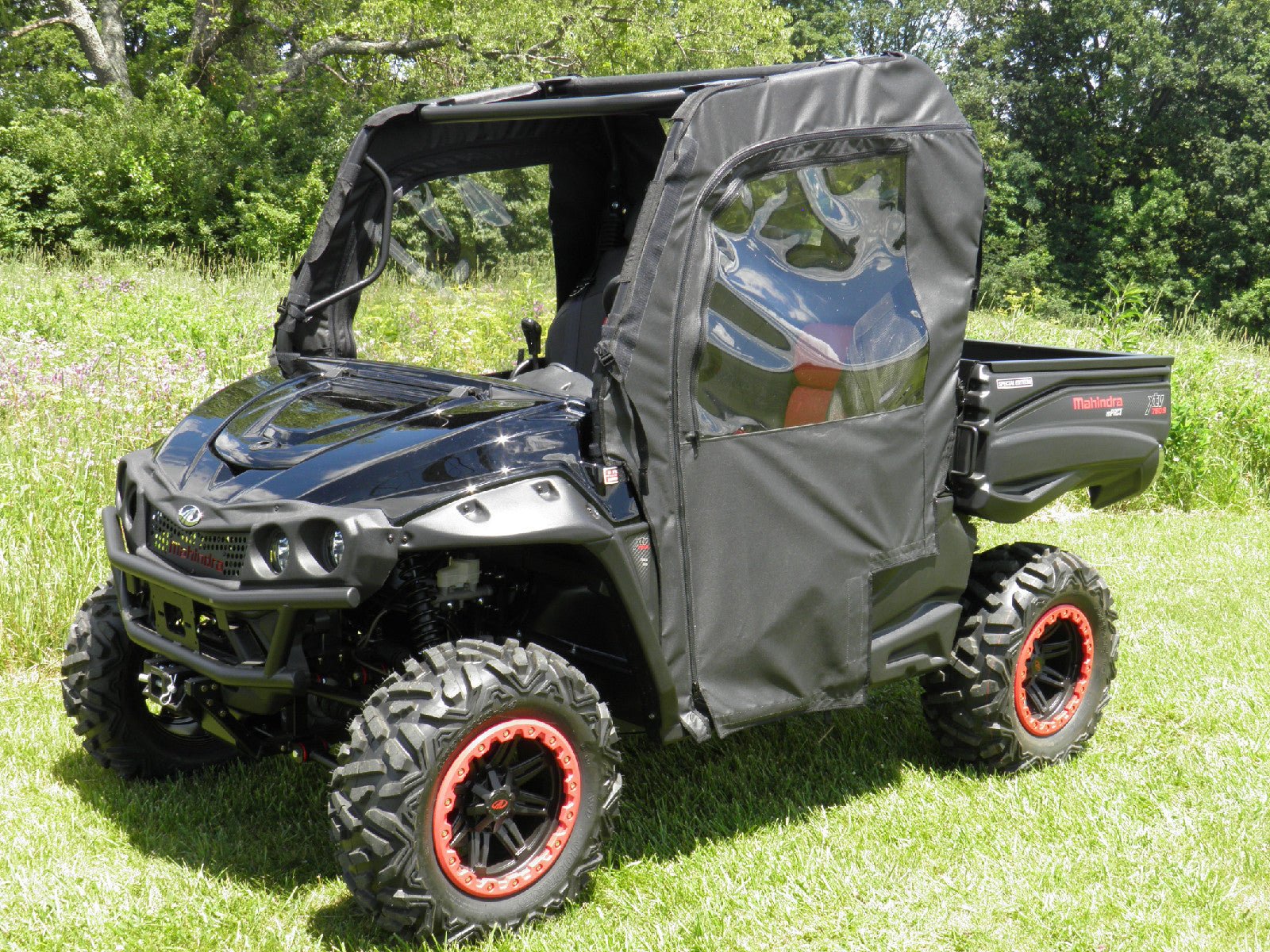 Mahindra Retriever (Xtv) 750/1000, Intimidator 750/1000 Soft Doors And Rear Window Combo For An Existing Hard Windshield And Top - Offroad Armor