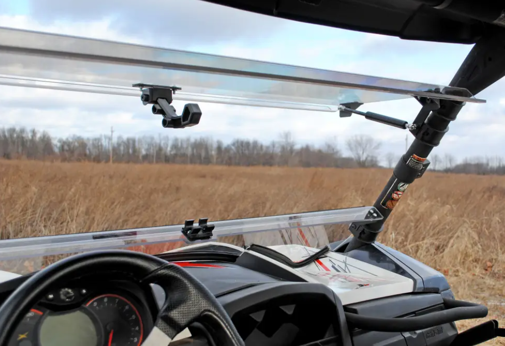 Can-Am Maverick Scratch Resistant Flip Windshield