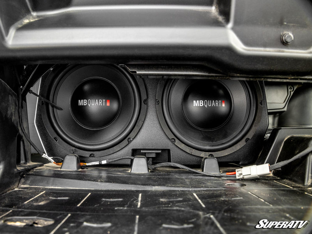 MB Quart 400 - Watt Can - Am Defender Tuned Subwoofer Kit - Offroad Armor