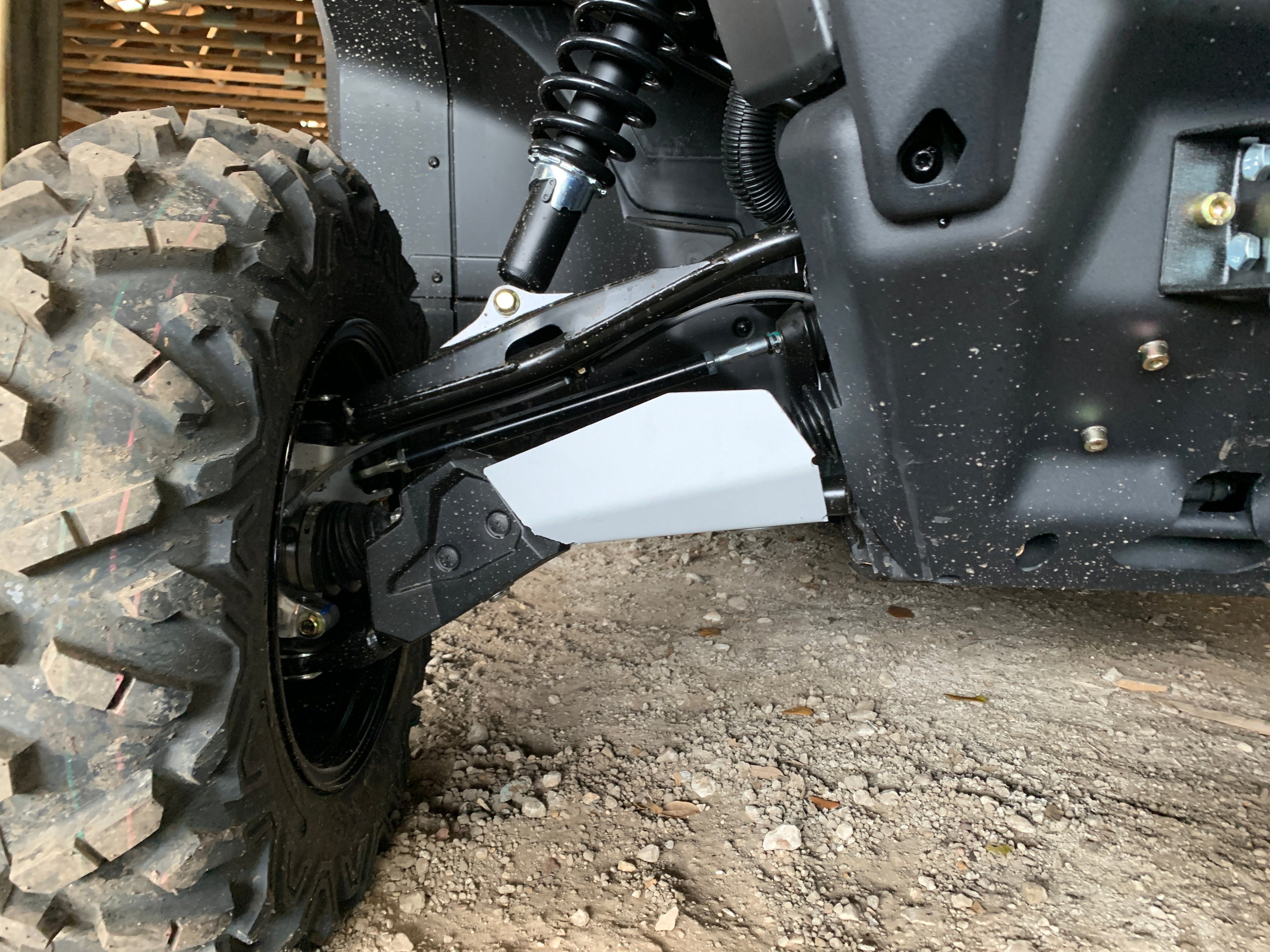 Can-Am Defender HD5 / HD7 / HD8 / HD9 / HD10 Curved Alloy Front A Arm Guards