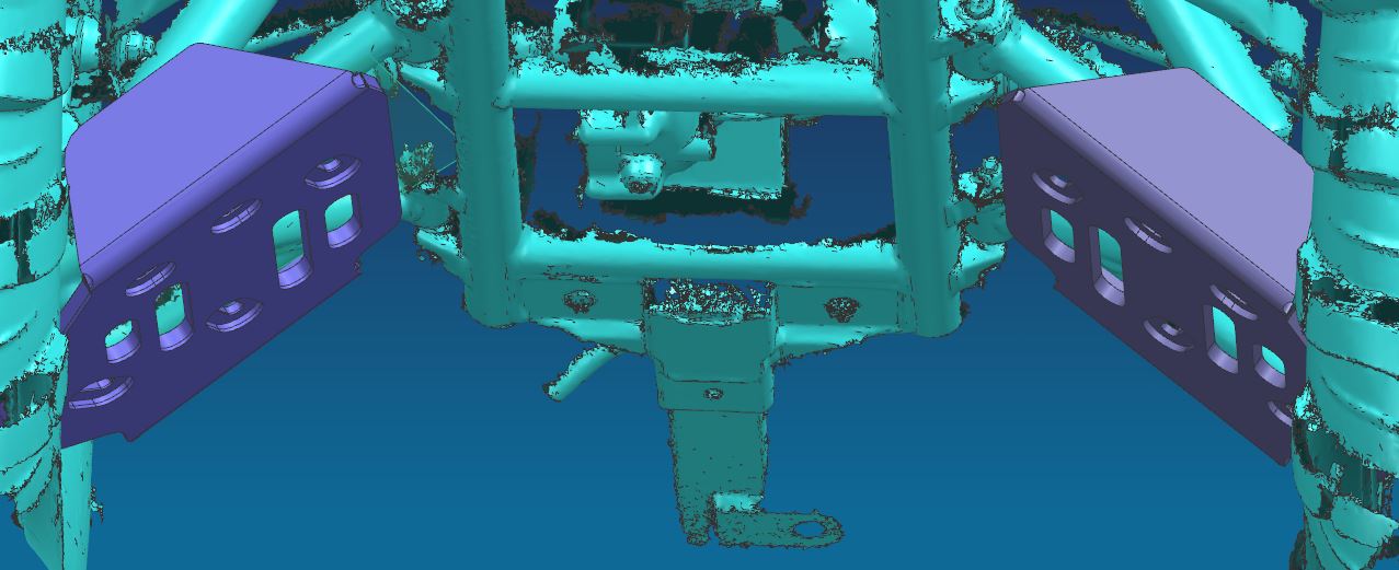 CF Moto C Force 600 Plastic Rear A Arm Guards