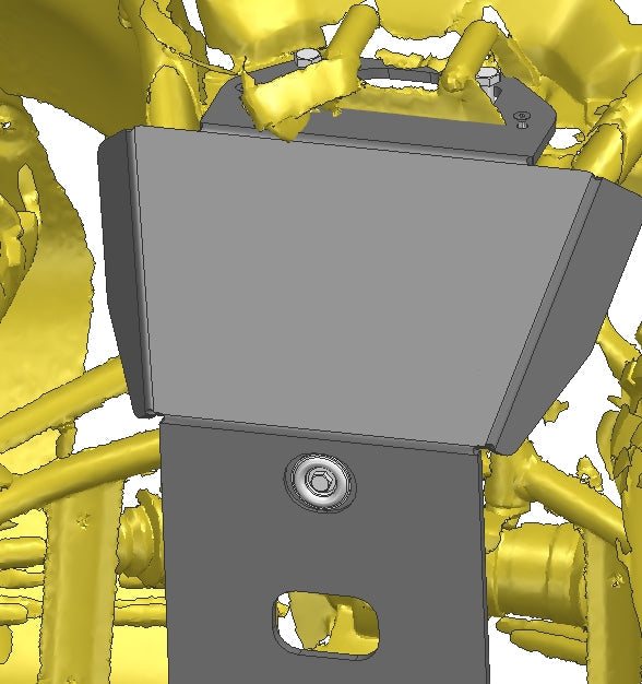 CF Moto C Force 400 / 500  GEN2 Plastic Central Skid Plate