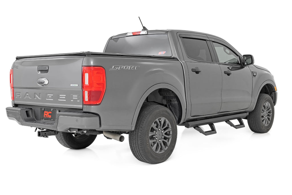 Rough Country SRX2 Adjustable Aluminum Steps | Ford Ranger 2WD/4WD (2019-2023)