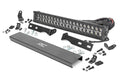 Rough Country LED Light | Bumper Mount | 20" Black Dual Row| Amber DRL | Jeep Grand Cherokee WK2 (11-20)