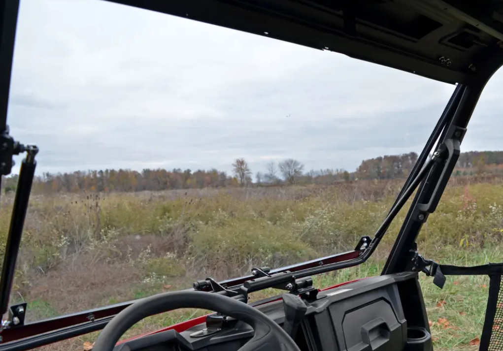 Polaris Ranger Midsize Scratch Resistant Flip Windshield