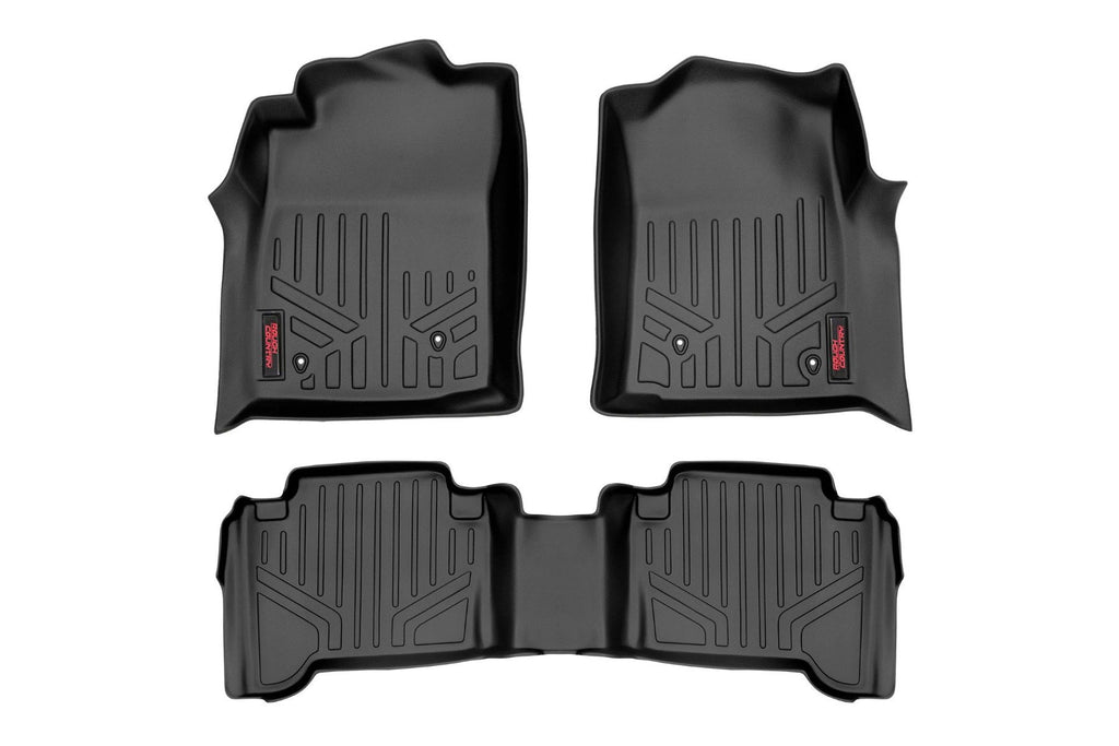 Rough Country Floor Mats | Front and Rear | Toyota Tacoma 2WD/4WD (2005-2011)