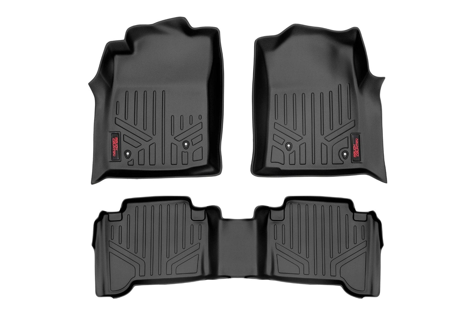 Rough Country Floor Mats | Front and Rear | Toyota Tacoma 2WD/4WD (2005-2011)