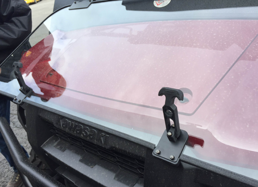 Mule Pro FX/FXT/DX/DXT Fold Down Glass Windshield