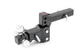 Rough Country Adjustable Trailer Hitch | 6 Inch Drop | Multi-Ball Mount | Fits 2 Inch Receiver